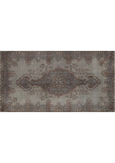 Eşsiz Anadolu Vintage Eskitme El Dokuma Halı 159 X 287 Cm