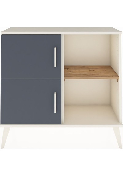 Arges Şifonyer 2 Raflı 2 Kapaklı 88x30x80 Aytaşı-antrasit/çam Antrasit/çam Arges Şifonyer 2 Raflı 2 Kapaklı 88x30x80 Aytaşı-antrasit/çam Antrasit/çam