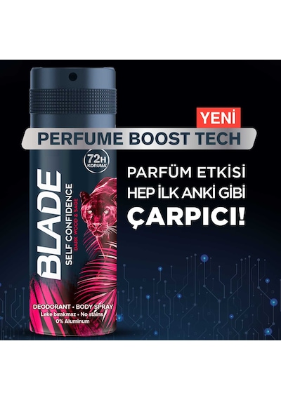 Blade Self Confidence Deodorant 6 x 150 ML