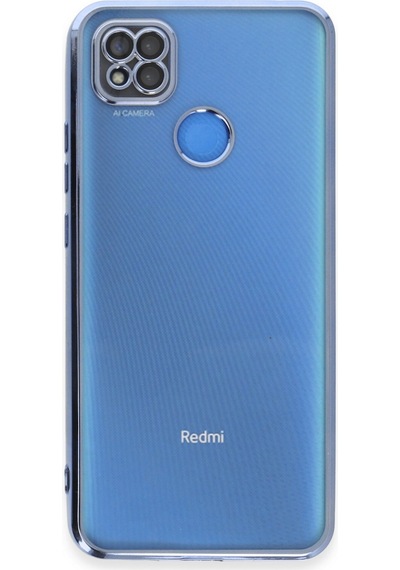 Newface Xiaomi Redmi 9c Kılıf Razer Lensli Silikon - Açık Mavi Açık Mavi