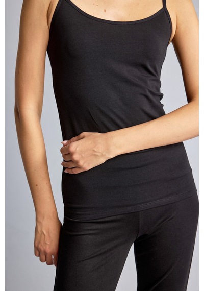 Defacto Regular Fit İnce Askılı Pamuklu Atlet M6858az26aubk81 Siyah-bk81