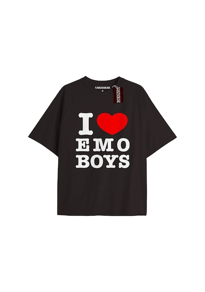 I Love Emo Boys Siyah