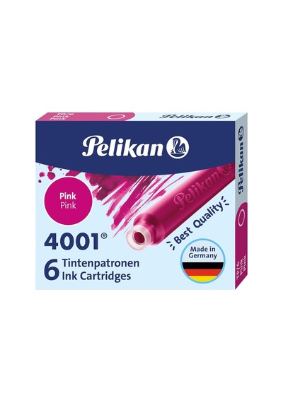 Pelikan Kartuş Serisi Tp6x Dolma Kalem Kartuşu Pembe Genel