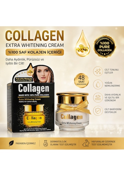 Arenist Collagen Ekstra Nemlendirici ve Aydınlatıcı Yüz Kremi 50 ML