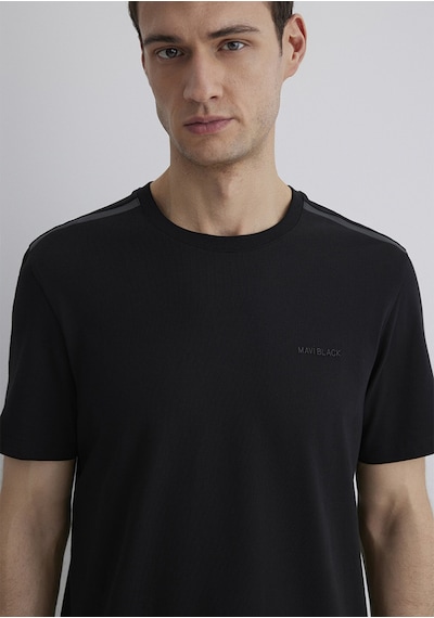 Mavi Siyah Erkek T-shirt M0612689-900 Siyah