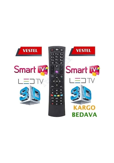Vestel Uyumlu 32Hb5000 Full Hd Led Tv Kumandası