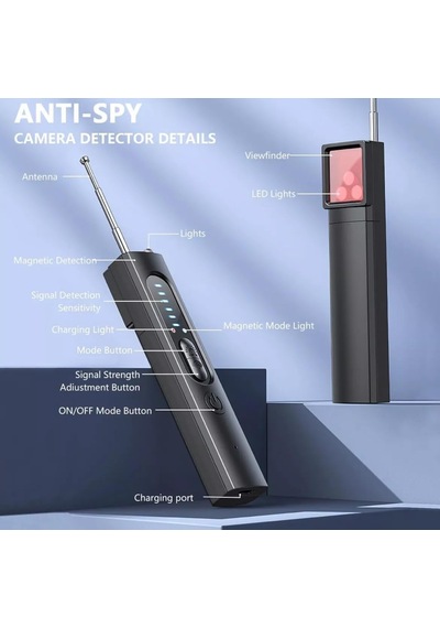 Tr   Ve Dinleme Cihazı Dedektörü 2025 Teknolojisi Anti Spy Kamera Bulucu Gps Takip Ve Kablosuz Sinyal