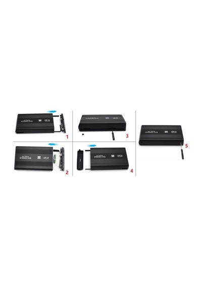 USB 3.0 SATA 3 Bağlantılı 3.5" İnç HDD 3.5 inc Harddisk Kutusu