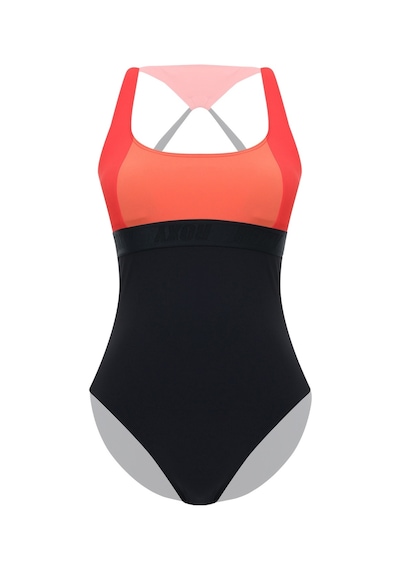 Roxy Actıve Colorblk One Siyah Kadın Mayo