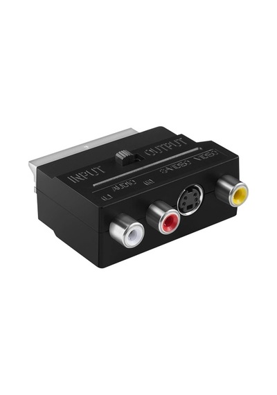 Svideo Scart Çevirici Scart Svideo Çevirici Çift Yönlü Scart Başlık S-video Scart Adaptör