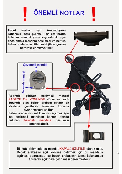 Mimma Kabin Boy Travel Sistem Ekstra Pedli Katlanabilir Bebek Arabası Puset