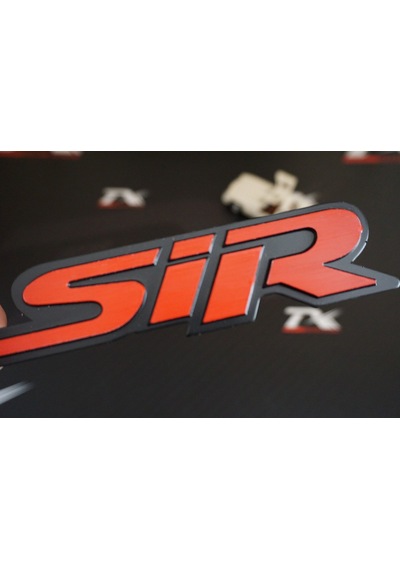 Dk Tuning Sir Bagaj Kırmızı Siyah Metal Yazı Logo Honda İle Uyuml
