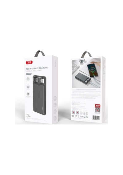 10000mah 22.5w Çift Yönlü Hızlı Şarj Destekli 20w Type-c Pd Ve Usb-a Led Göstergeli Powerbank Beyaz