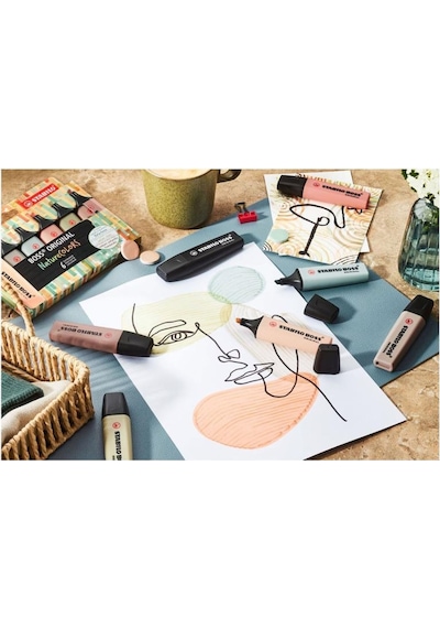 Stabilo Boss Nature Colors 6 Renk Işaretleme Kalemi 70 6 2 2 Siyah
