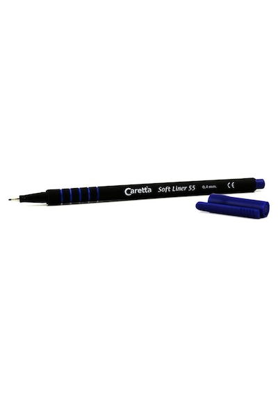 Caretta Softliner 55-   19 Mavi-Siyah Kalem  0.4Mm