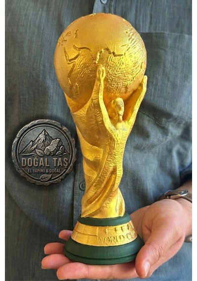 Dünya Kupası Taş Biblo 25 Cm Boyunda 12cmx25cm