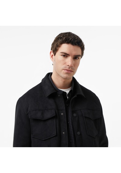Nautıca Nautica Erkek Siyah Regular Fit Süet Ceketdüzj65016t