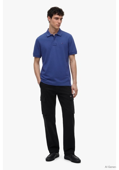 Tommy Hilfiger Tjm Reg Ess Polo Ext Erkek Mavi Polo - Dm0dm22711