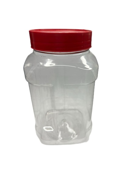 1400ml Pet Şeffaf Gıda Kavanozu, 24 Adet, Pet Kavanoz, Gıda Kavanozu, Baharat Kavanozu, Şeffaf Kavanoz Diğer