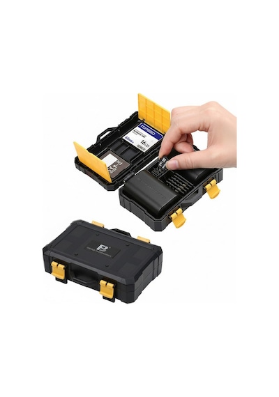 Dslr Ve Aynasız İçin Batarya Ve Hafıza Kartı Kutusu Card Box Canon Nikon Sony Fujifilm Olympus
