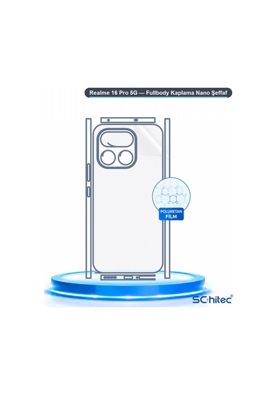 Schitec Realme 16 Pro 5g Fullbody Nano Kaplama Koruyucu Film