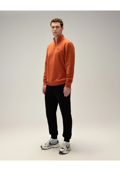 Ellesse 5wm1603-br Erkek Yarım Fermuarlı Sweat Kiremit
