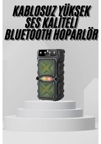 Tek Bluetooth Hoparlör Yüksek Ses Kaliteli Büyük Boy Çift Çıkışlı Ses Bombası Najmaddin