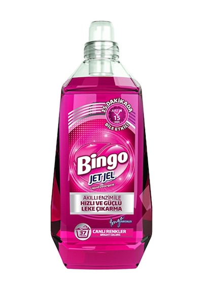 4 Adet Bingo Jetjel Canlı Renkler Sıvı Deterjanı 1480 Ml 37 Yıkama Diğer