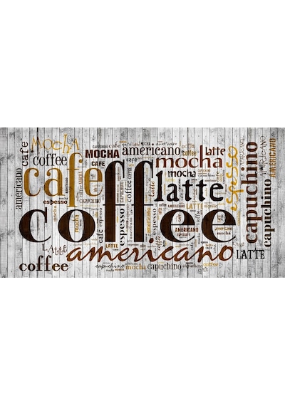 Coffee Kafe İçin Yazılı Özel Tasarım Duvar Kağıdı (397456491)