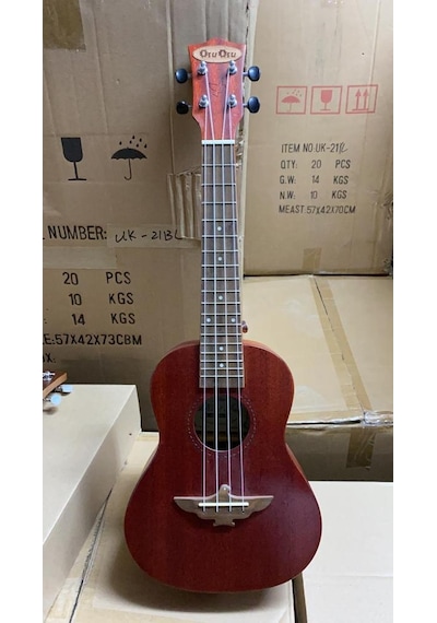 Karma Markalardan Üst Soprano Masif Maun Ağacı Ukulele