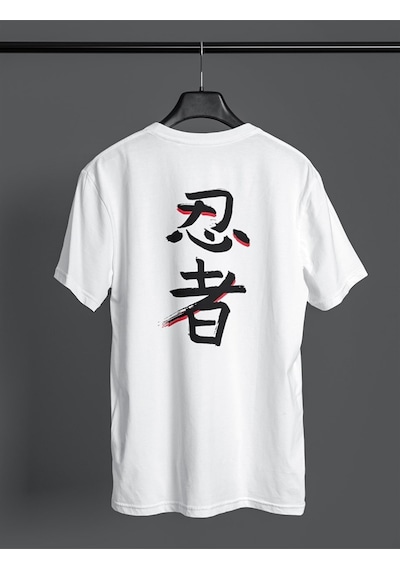 Flood Of Style Kawasaki Ninja Motosiklet Beyaz T-shirt