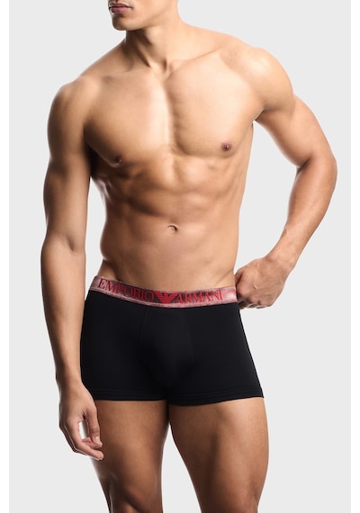 Emporio Armani Logolu 3 Pack Boxer Erkek Boxer Em000259 Af25020 Mc061 Siyah