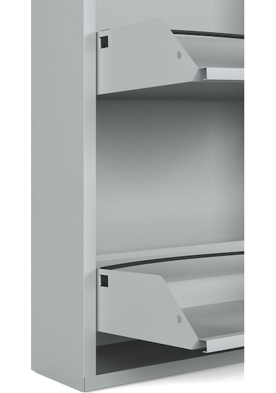 Ceha Kilitli Tablalı 4'lü Metal Ayakkabılık - Gri K.AYK-2.4/G/P 7035/KL Ceha Kilitli Tablalı 4'lü Metal Ayakkabılık - Gri K.AYK-2.4/G/P 7035/KL