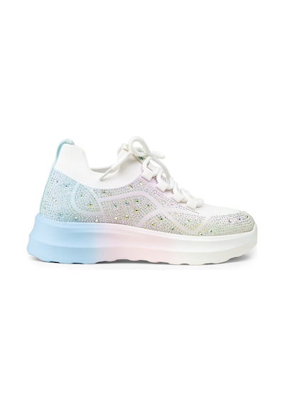 Deery Kadın Beyaz Taş Detaylı Sneaker Ayakkabı - K0516zbyzc01 Beyaz
