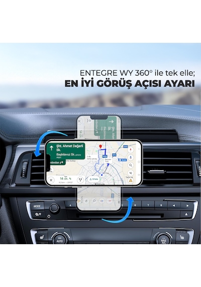 Woyax Magsafe Mıknatıslı Kablosuz Soğutmalı Şarjlı Promag Araç Içi Telefon Tutucu Araba Telefon Tutacağı Iphone/Android