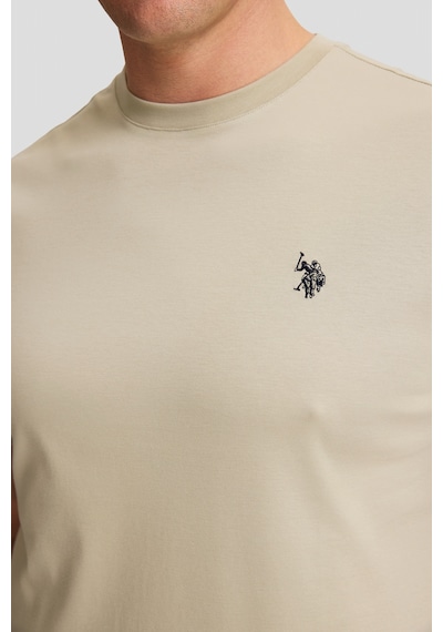 U.s. Polo Assn. Erkek Açık Haki Tişört Basic 50324944-vr183 Acık Hakı