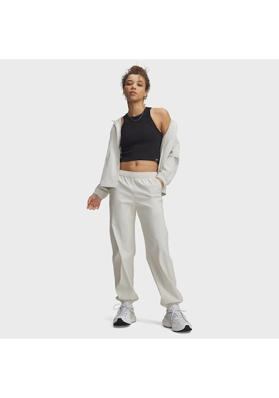 Under Armour Scriptheart Crop Kadın Beyaz Eşofman Altı