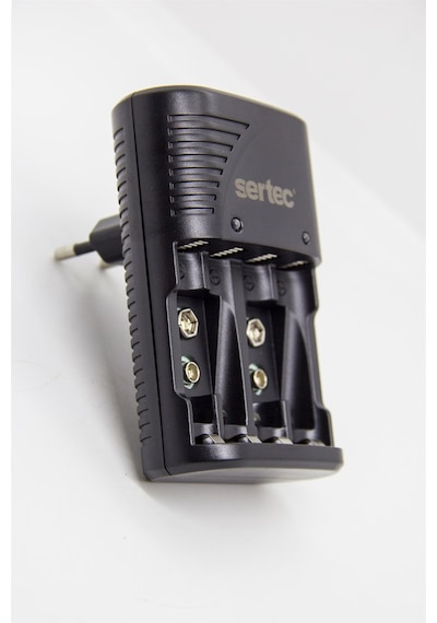 Sertec STC-9V Pil Şarj Cihazı + Varta 9V Şarjlı Pil 2'li