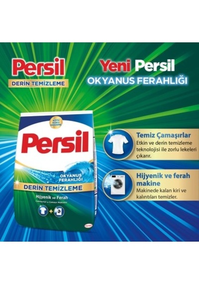 9 Kg Okyanus Ferahlığı İle Toz Çamaşır Deterjanı