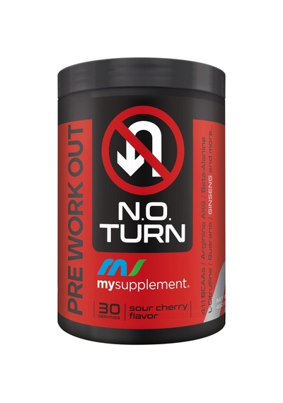 Mysupplement Preworkout N.O.Turn 450g Vişne