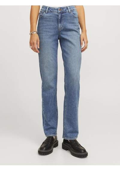 Jack & Jones Kadın Slim Straight Fit Jean - Nice Medium Blue Denim Açık Mavi Jack & Jones Kadın Slim Straight Fit Jean - Nice Medium Blue Denim Açık Mavi