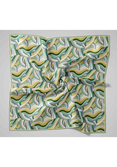 Silk Home Twill İpek Eşarp 11471-40 Lila, Sarı, Butter Yellow