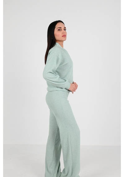 Koza Butik Kadın Örme Hırkalı Takım 3975-24 001