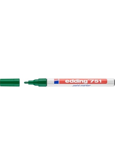 Edding 751 Boya Kalemi - Yeşil - 1 Kalem - Yuvarlak Uç 1-2 Mm 103 Ivory