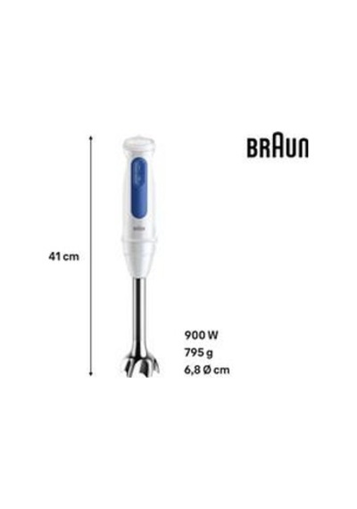 Braun Multiquick MQ30202MWH 900 W 3 El Blender