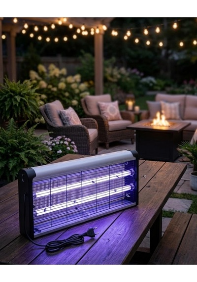 Bay Ev Balkon Mutfak İçin Elektrikli Sinek Savar 10w Uv Işıklı Lamba Najmaddin