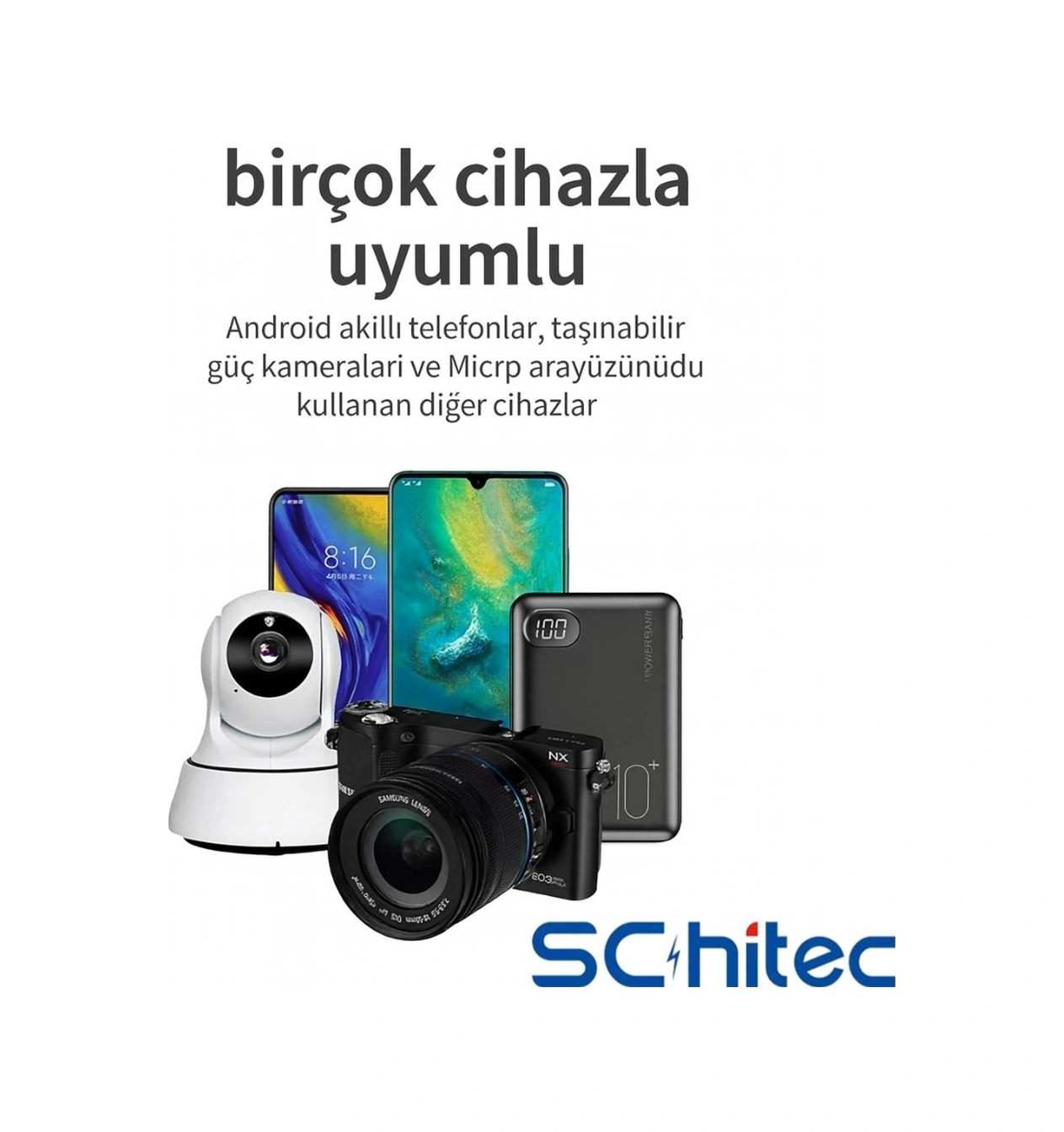 Schitec 3a 60w Usba To Type-c Hızlı Data Ve Şarj Kablosu 2 Metre Beyaz X73