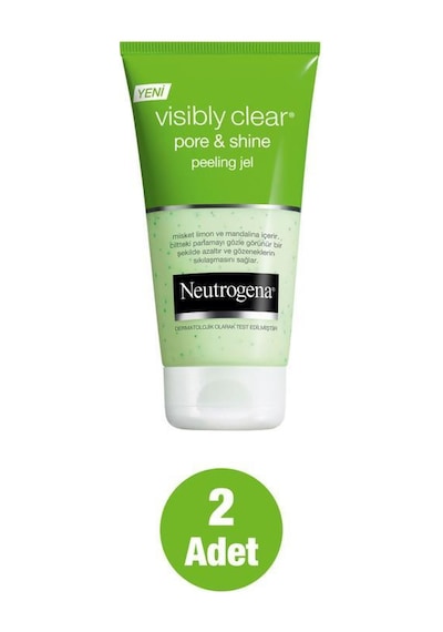 Neutrogena Visibly Clear Pore & Shine Parlama Karşıtı Peeling Jel 2 x 150 ML