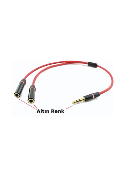 3.5Mm Stereo Kulaklık Çoklayıcı Kablo - Monster Uyumlu Sitili
