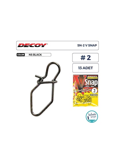 Decoy Sn-2 V Snap Klips 2 38lb 13 Adet